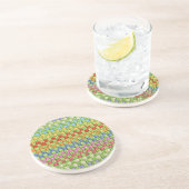 Retro Cheerful Potholder Weave Onderzetter (Zijkant)
