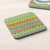 Retro Cheerful Potholder Weave Onderzetter (Linkerzijde)