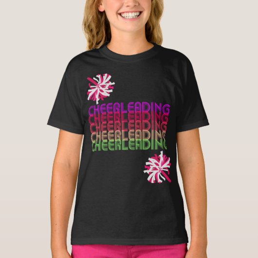 Retro Cheerlead T-shirt (Voorkant)