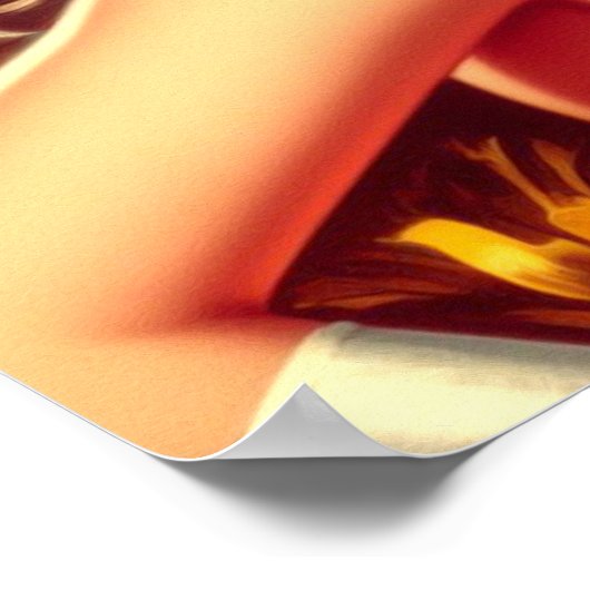 Retro Cheerleader Pin-up Poster (Hoek)