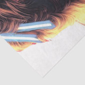 Retro Cheerleader Tissuepapier (Detail)