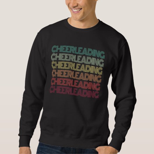 Retro CHEERLEADING Life Cheerleader Squad S Cheer  Trui (Voorkant)