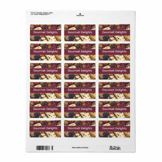 retro cheese plate -personalized  etiket