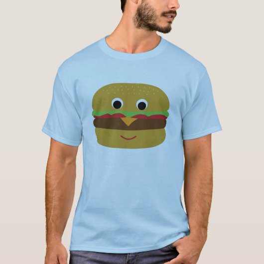 Retro Cheeseburger T-shirt (Voorkant)