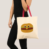 Retro Cheeseburger Tote Bag (Voorkant (product))