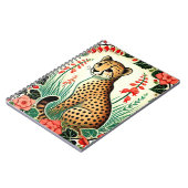 Retro Cheetah Notitieboek (Linkerzijde)