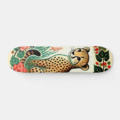Retro Cheetah Persoonlijk Skateboard (Horizontaal)