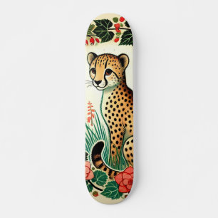 Retro Cheetah Persoonlijk Skateboard