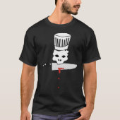 Retro Chef Skull with Knife Anthony Bourdain&x27;s T-shirt (Voorkant)