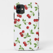 Retro Cherries Case-Mate iPhone Case (Achterkant)