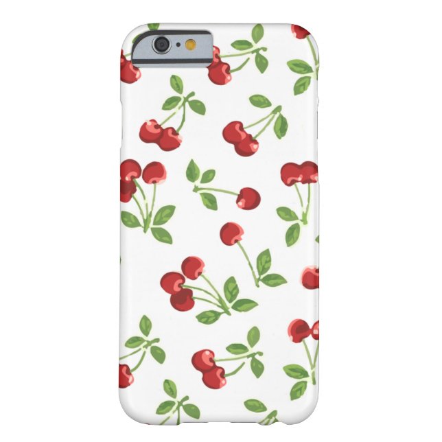 Retro Cherries Case-Mate iPhone Case (Achterkant)