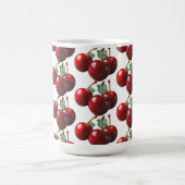 Retro Cherries fresh picked  Koffiemok (Center)