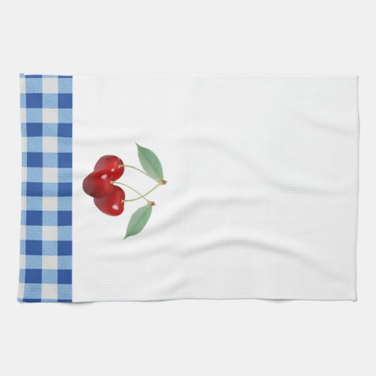 Retro Cherries Kitchen Towel Theedoek (Horizontaal)
