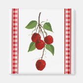 Retro Cherries Magnet (Voorkant)