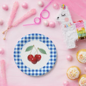 Retro Cherries Paper Bord (Feest)