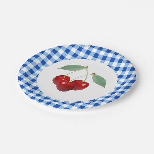 Retro Cherries Paper Bord (Gekanteld)