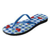 Retro Cherries Teenslippers (Schuin)