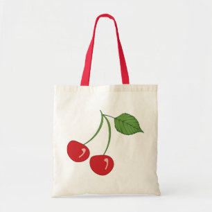 Retro Cherries Tote Bag