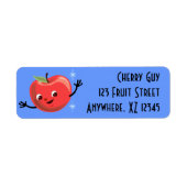 Retro Cherry Apple Guy Etiket (Voorkant)