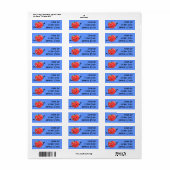 Retro Cherry Apple Guy Etiket (Full Sheet)