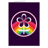 retro cherry blossom (Voorkant)