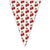 Retro Cherry Bunting. Vlaggetjes (Eerste vlag)