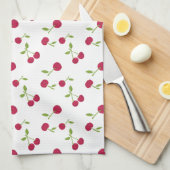 Retro Cherry Cute Simple Minimal Farmhouse Theedoek (Quarter Fold)