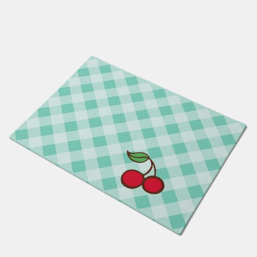 Retro  Cherry Doormat Kitchen Rug Deurmat (Schuin)