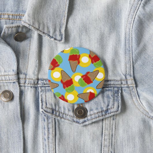 Retro Cherry en Limoen Ice Cream Button (In situ)