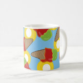 Retro Cherry en Limoen Ice Cream Mok (Voorkant rechts)