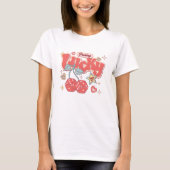 Retro Cherry Feeling Lucky Valentijnsdag T-shirt (Voorkant)