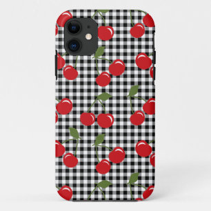 Retro Cherry Gingham Case-Mate iPhone Case