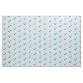 Retro Cherry Gingham Pattern Stof (Yard (91,4 cm))