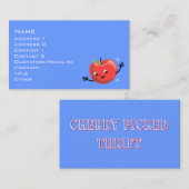 Retro Cherry Guy Visitekaartje (Voorkant / Achterkant)