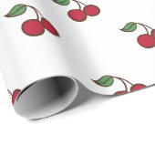 Retro Cherry Holiday All Occasion Inpakpapier (Rol Hoek)