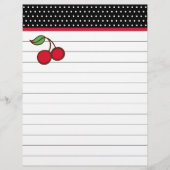 Retro Cherry Letterhead Paper (Voorkant)
