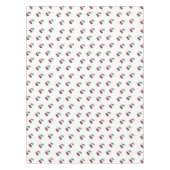 Retro Cherry Linen Tablecloth Tafelkleed (Voorkant)