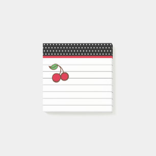 Retro Cherry Notitieblok Post It Notes