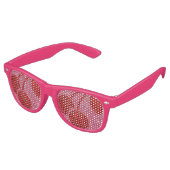Retro Cherry Party bril Zonnebril (Gekanteld)
