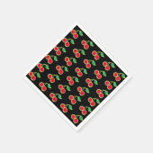 Retro Cherry Party Picnic Birthday Napkins Servet (Hoek)