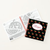 Retro Cherry Recept Kookboek Notitieboek Cadeau (Binnen)