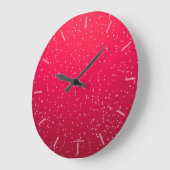Retro Cherry Soda Bubbles Clock Grote Klok (Hoek)
