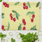 Retro Cherry Theehanddoek Set (3) Theedoek (Gevouwen)