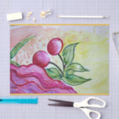 Retro Cherry Tissuepapier (Craft)