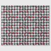 Retro Chess Board Cadeaupapier (Vlak)