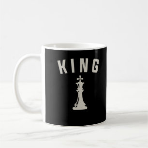 Retro Chess King  Chess Lover Koffiemok