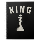 Retro Chess King Chess Lover Notitieboek (Voorkant)