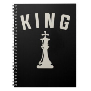 Retro Chess King Chess Lover Notitieboek