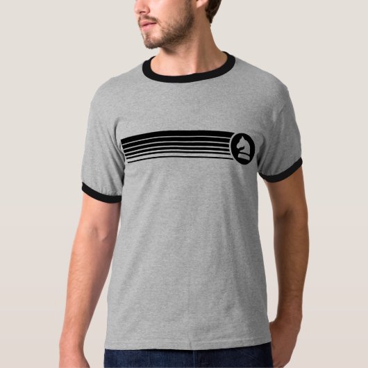 Retro Chess T-shirt (Voorkant)