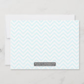 Retro Chevron Afstuderen Kaart (Achterkant)